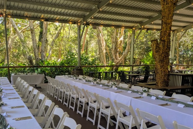 Wedding resort in rainforest near the Central Coast