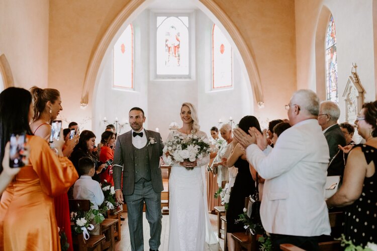 Wedding ceremony chapel at The Convent Daylesford