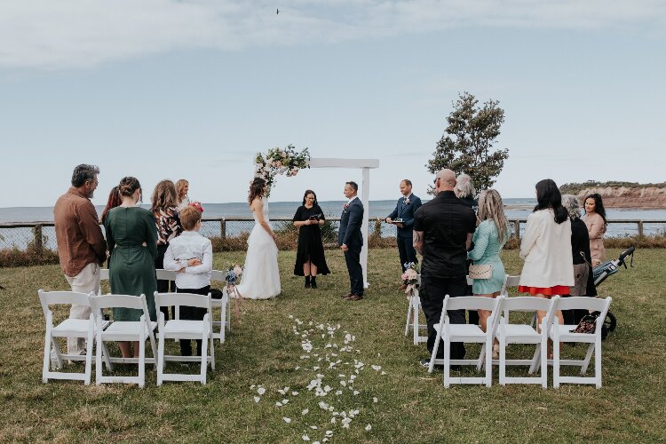 Woman celebrant Kellie Warren