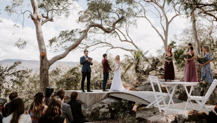 Ceremony platform area at Kangaroo Valley