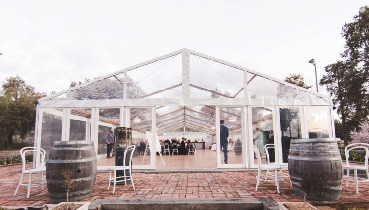 Marquee wedding venue St Edwards