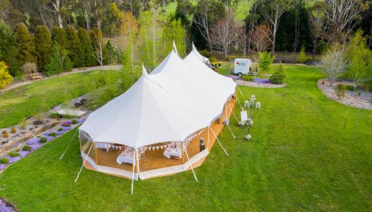 Marquee wedding venue secret