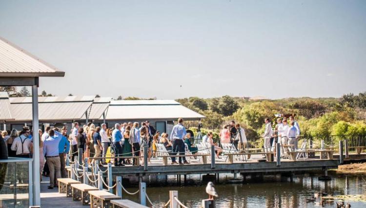 Oceanfront wedding venue Newcastle Caves Coastal