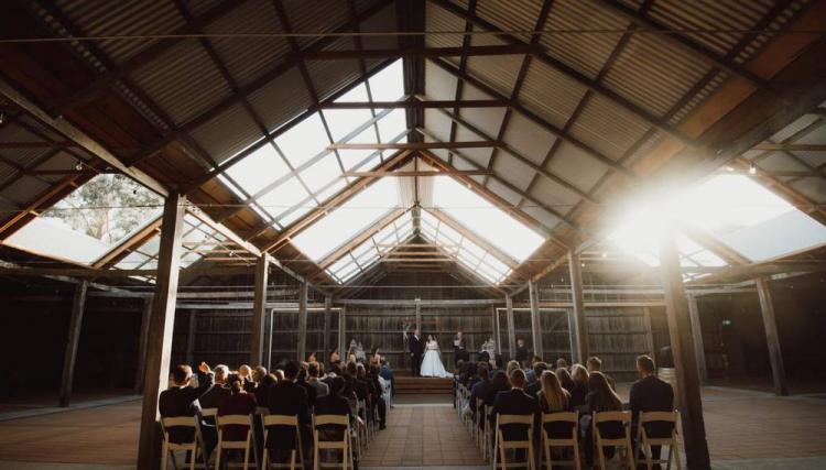 Rustic wedding venue ben ean