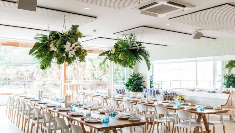 The Boathouse Shelly Beach has a small reception venue for weddings in Sydney