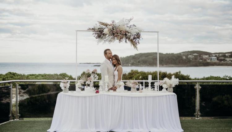 Waterfront wedding venue fingal bay