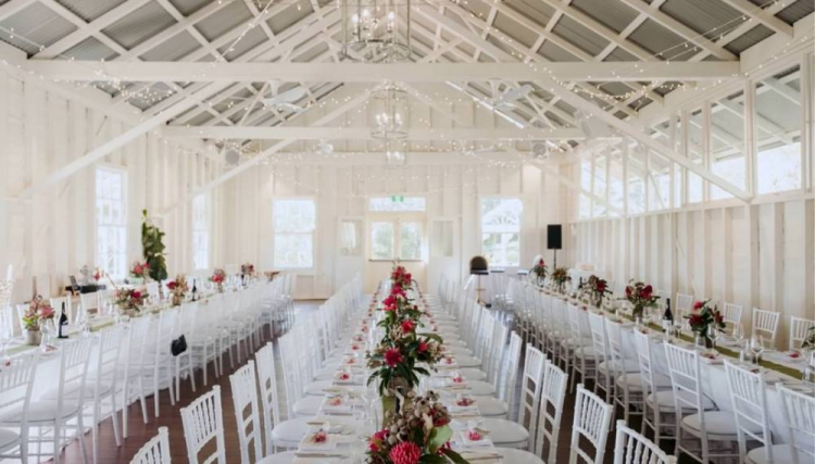 all white wedding venue athol hall