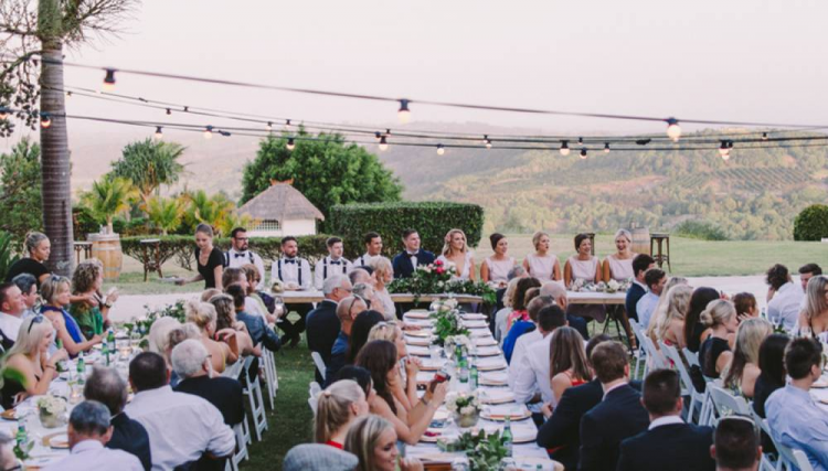 outdoor wedding venue byron bay summergrove