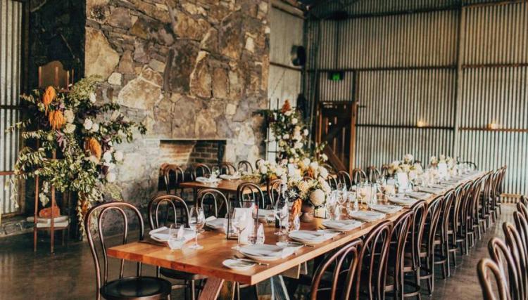 rustic wedding venue petrichor