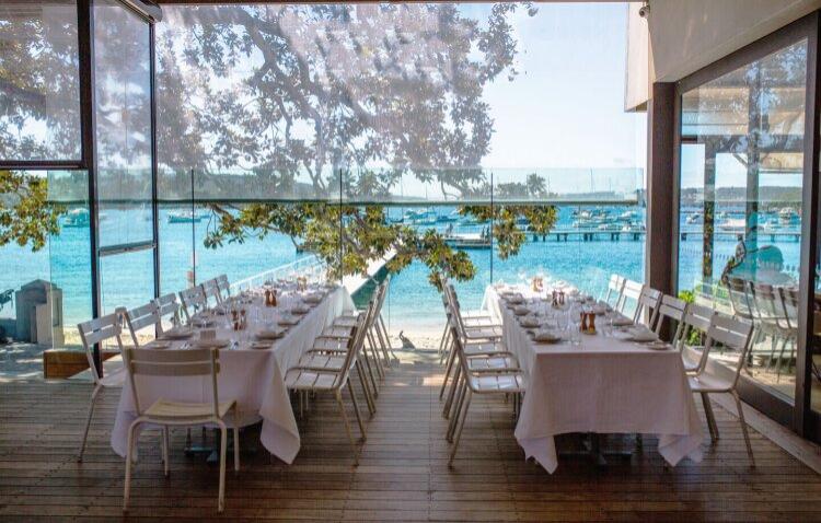 Beach wedding reception venue at Balmoral in Sydney