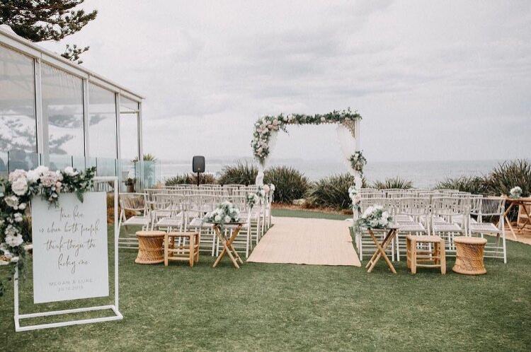 Cheap beach wedding venue at Collaroy on Sydney's Northern Beaches