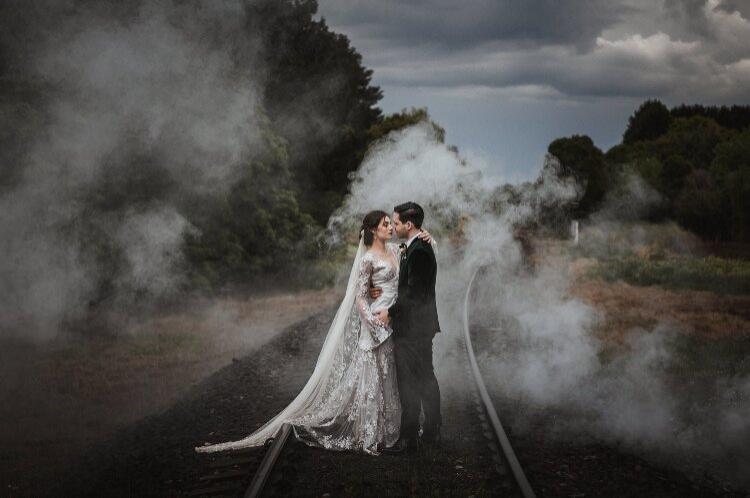 Dark Moody Wedding Photos