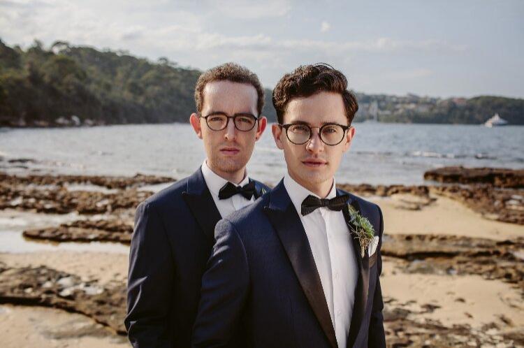 Sophisticated Groom portrait at Sergeants Mess by editorial talent Hilary Cam