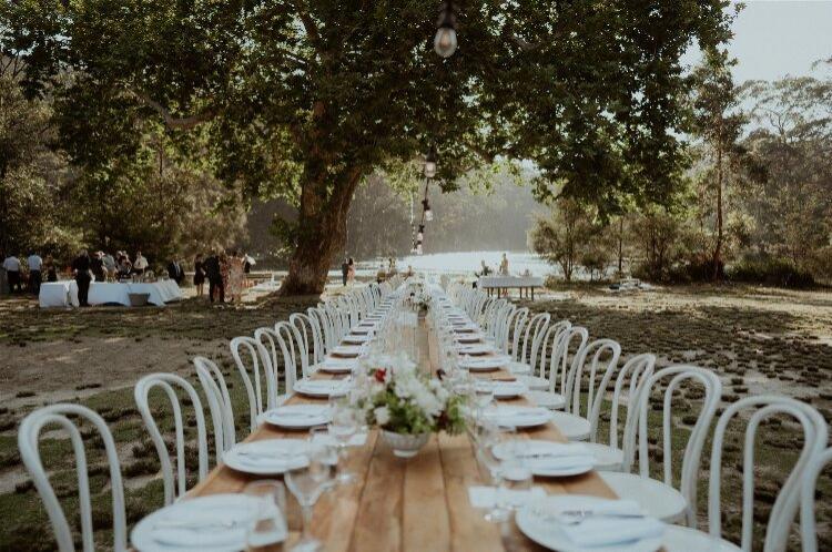 Outdoor reception space Royal National Park