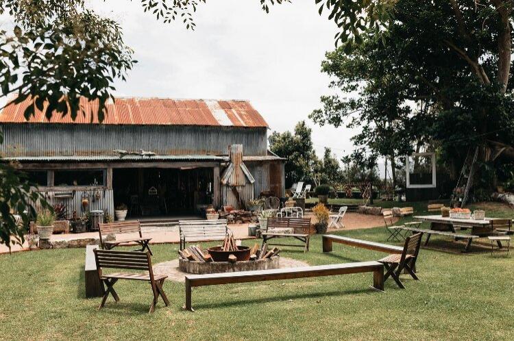 Outdoor wedding venue Driftwood Shed