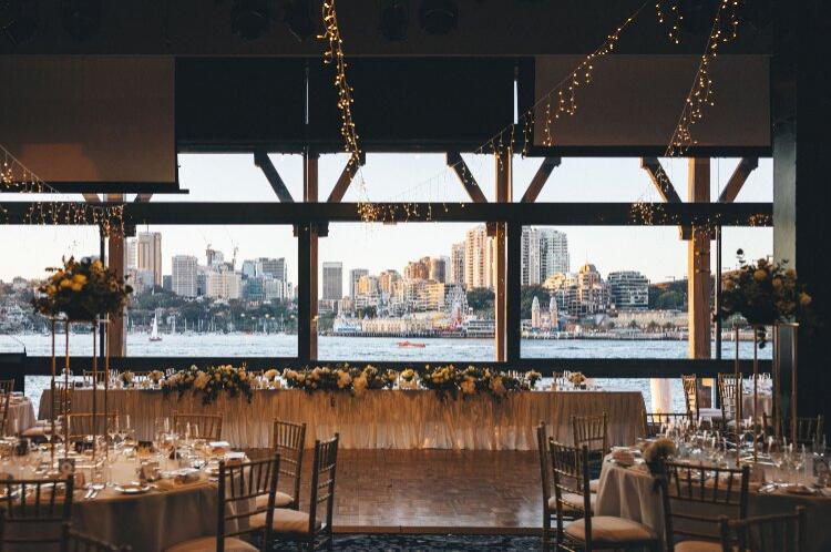 Pier wedding venue on Sydney Harbour