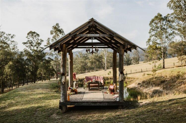 Private farm stay wedding hire Goosewing