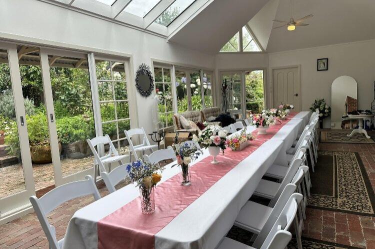 Small reception venue Dalywaters Garden