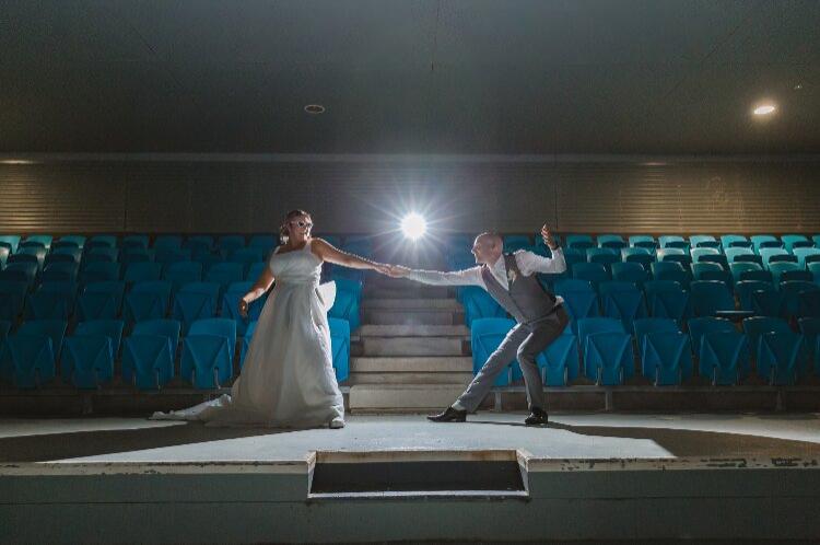 Unique ceremony and reception venue on the beach at Kiama