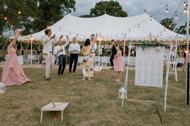 Marquee wedding venue at Hunter Valley Location Odyssean