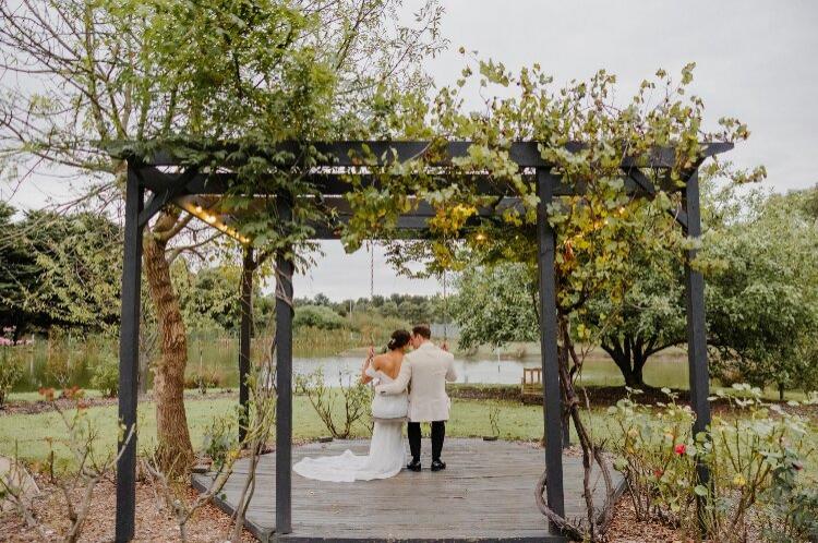 Bride & Groom at Immerse Yarra Valley, a wedding venue with accommodation