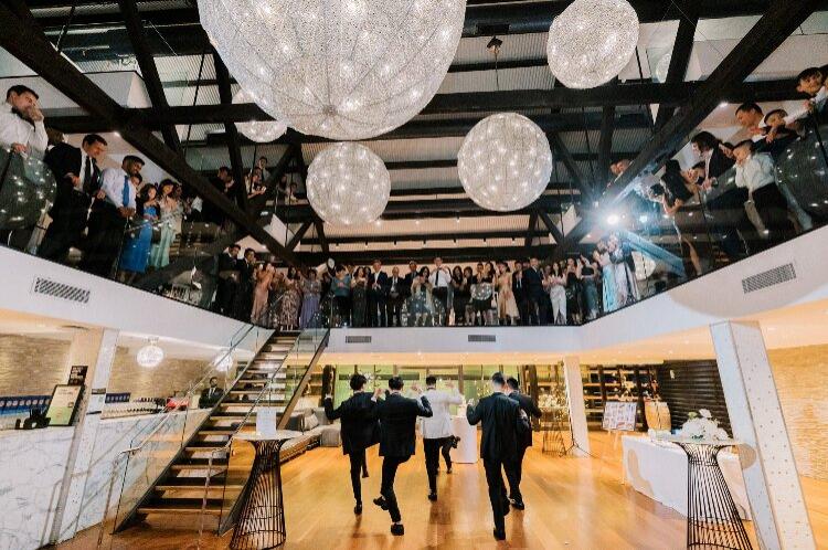 Wedding reception at Doltone House Jones Bay Wharf
