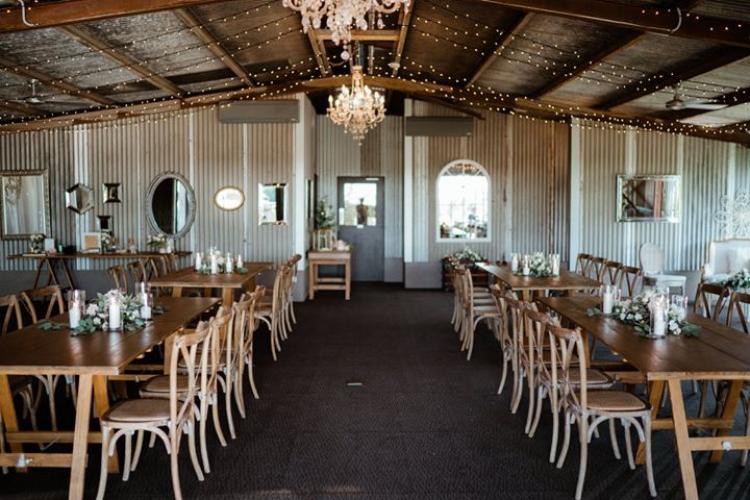 Barn shed wedding venue somersby