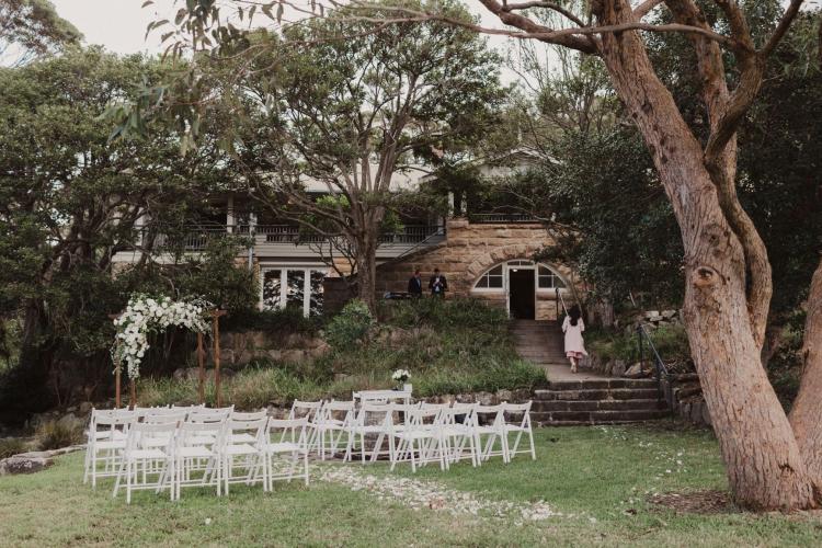 Burnt Orange is a garden ceremony venue in Sydney's North Shore