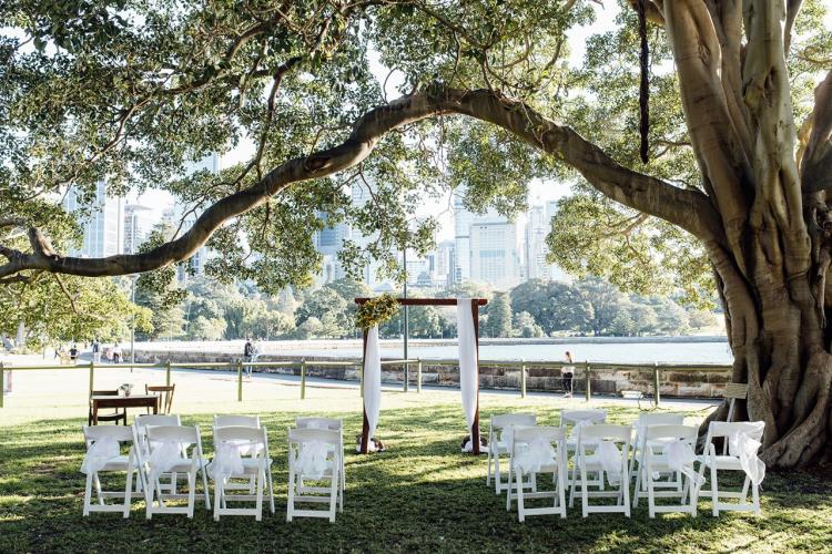 Harbour View Ceremony Lawn RBG Sydney