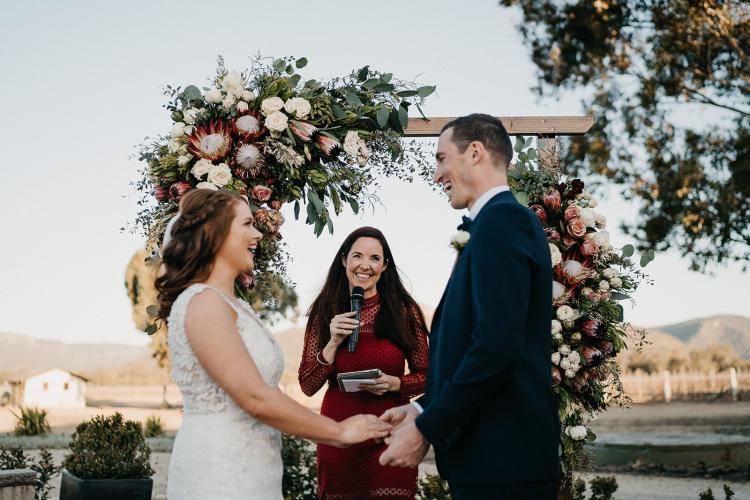 Hunter Valley Marriage Celebrant Julie Muir