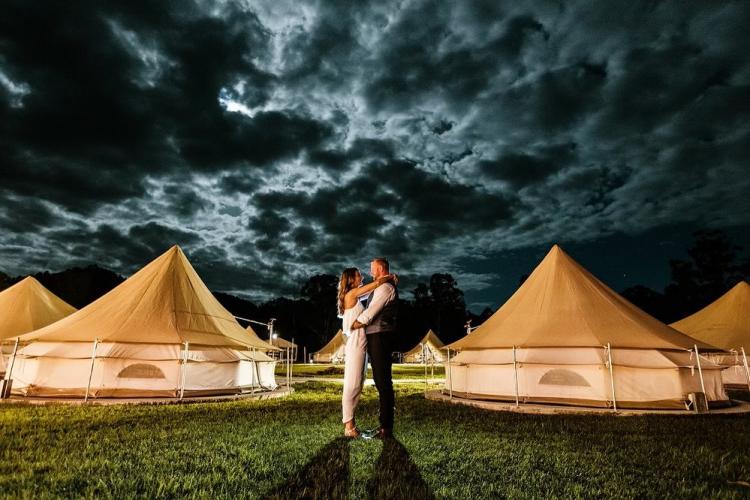 Longview Farm glamping wedding venue