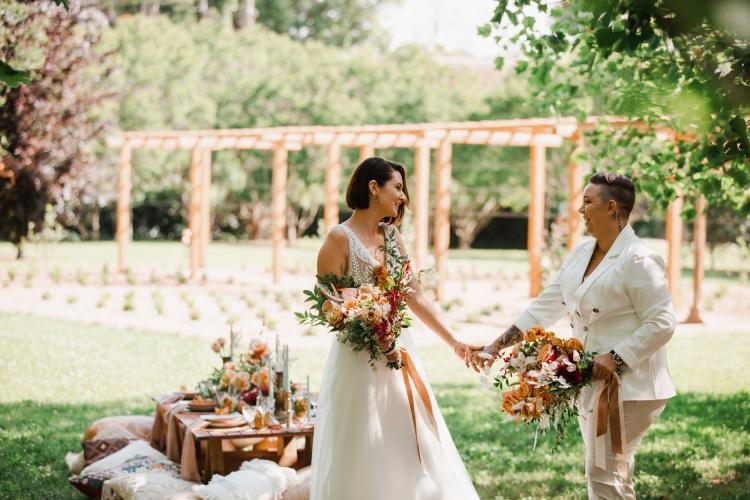 Same sex wedding venue on the South Coast - Terara Riverside Gardens