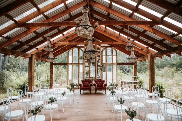The Woods Farm Ceremony Covered