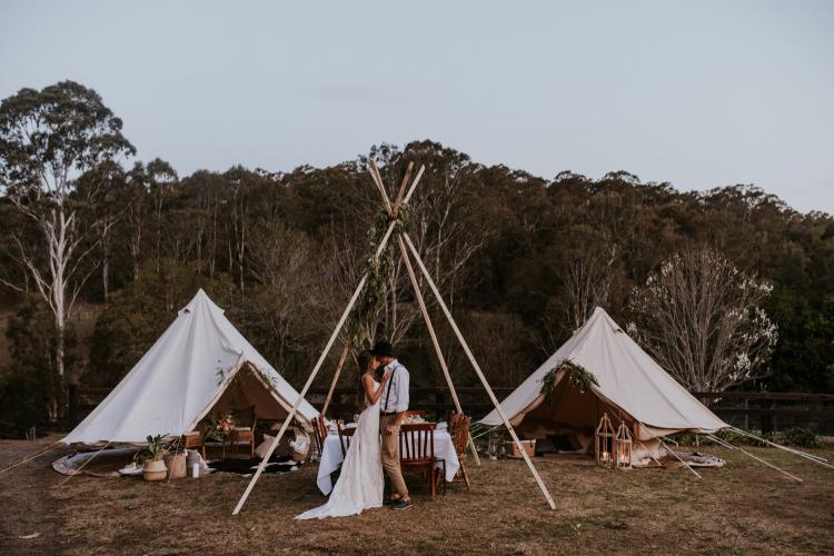 glamping wedding venue ding