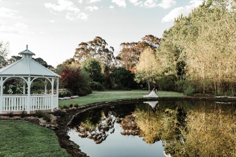 waterfront wedding venue secret garden