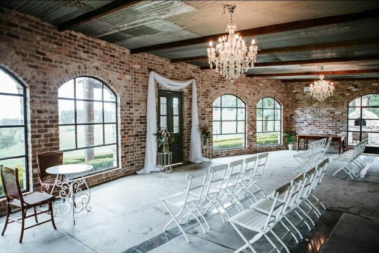 Rustic Ceremony Pavilion at Mali Brae Farm