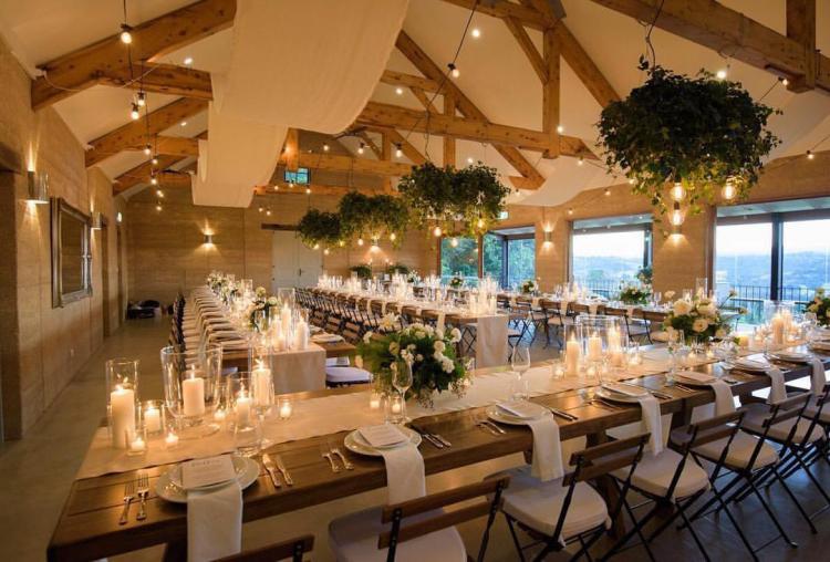 Barn shed wedding venue earth