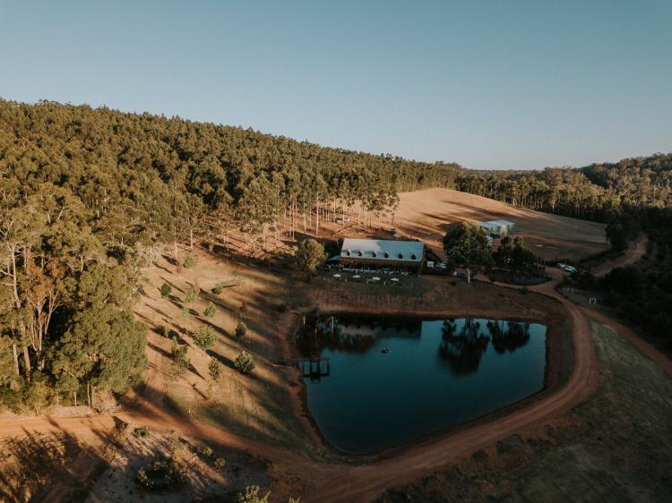 Stonebarn is a beautiful wedding venue nestled in bushland with epic views