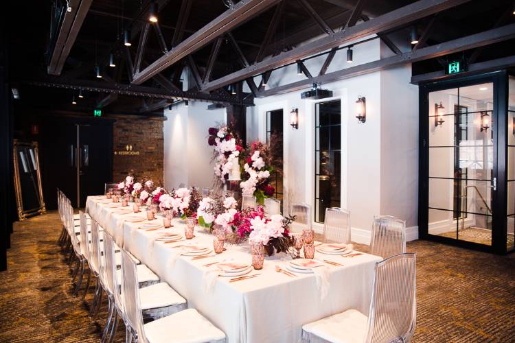 Wedding reception in the Harbour Room at Doltone House Jones Bay Wharf Pyrmont