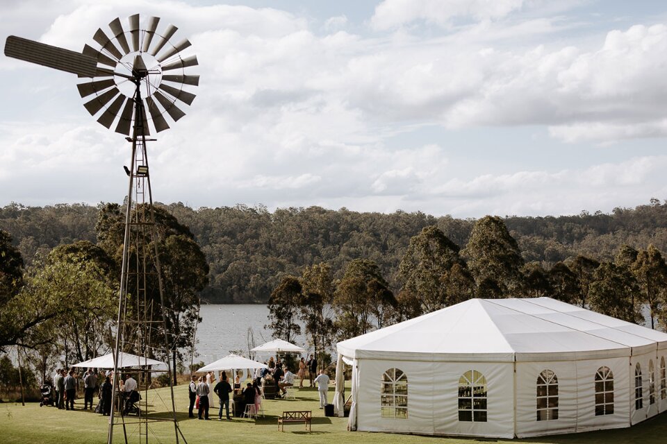 private property wedding hire qld marquee
